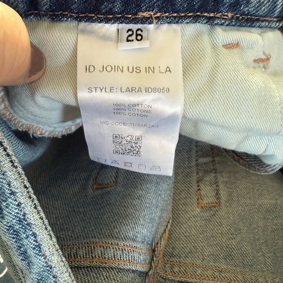 Icon Denim Los Angeles maxi front slit denim skirt - Picture 4 of 10